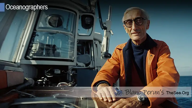 Jacques Cousteau Diving Saucer Blane Peruns TheSea.Org