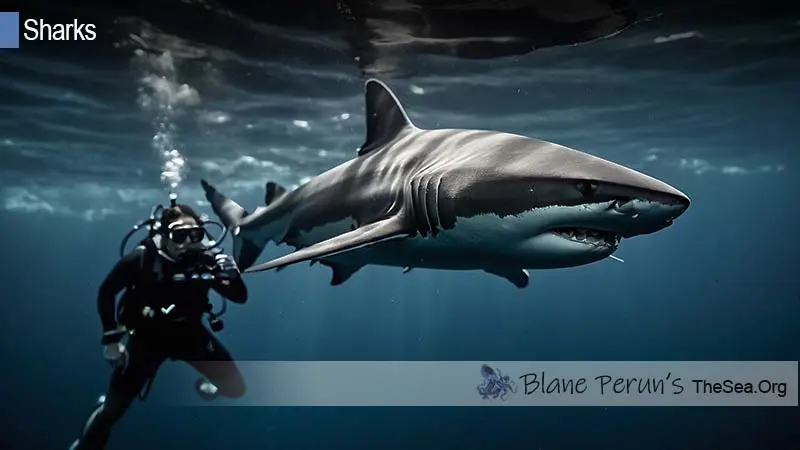 Oceanic Whitetip Shark Blane Peruns TheSea.Org